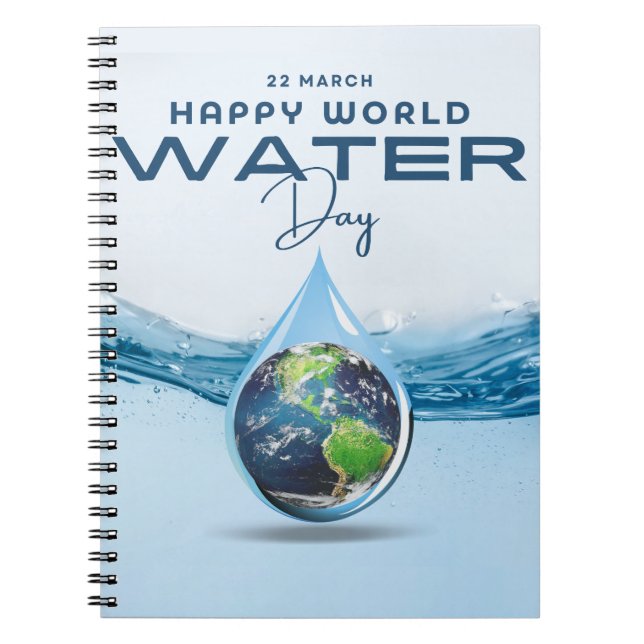 World Water Day Notebook (Front)