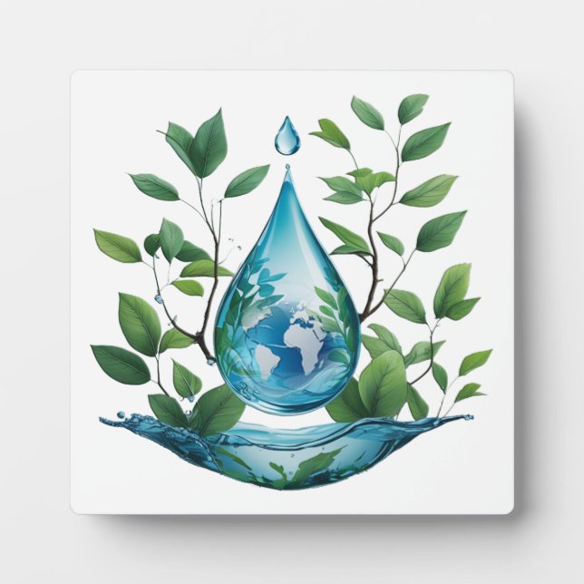 World Water Day Plaque (Front)