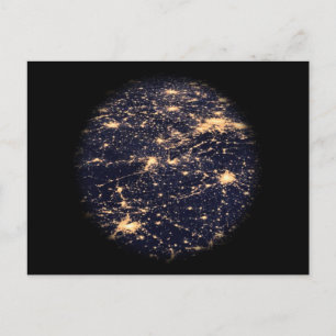World Wide Web Light Network Postcard