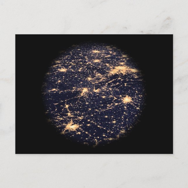 World Wide Web Light Network Postcard (Front)