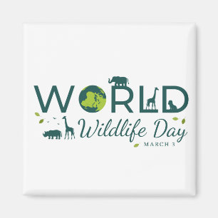 World Wildlife Day Magnet