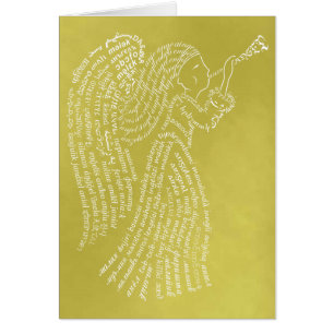 World Word Angel Card