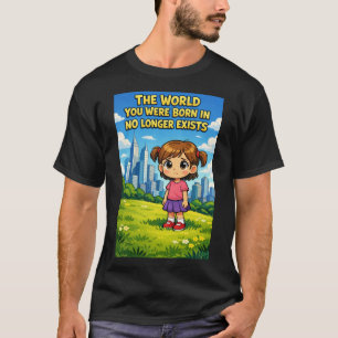 World You Were Born In No Longer Exists Cartoon T-Shirt