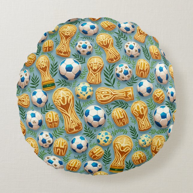 WorldCup Round Cushion (Front)