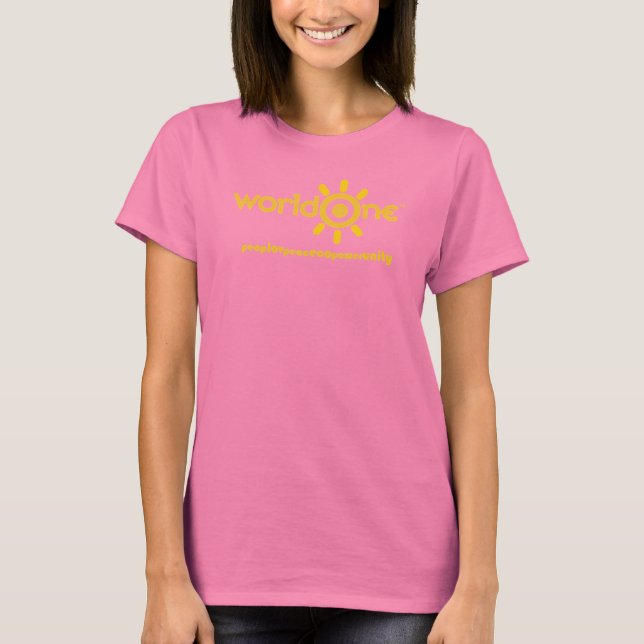 worldOne Turquoise T T-Shirt (Front)