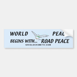 WORLDPEACEbegins Bumper Sticker