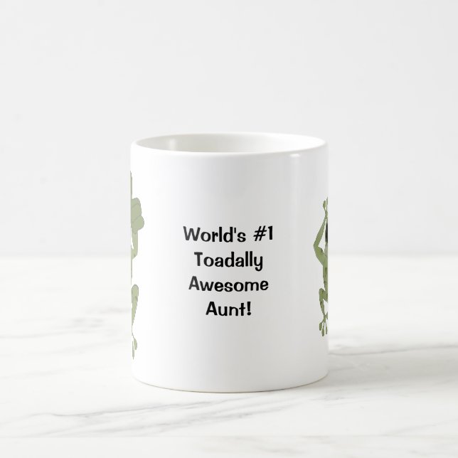 World's #1 Toadally Awesome Aunt... Mug (Center)