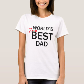 World's 2nd Best Dad Father's Day Funny Gag Gift J T-Shirt