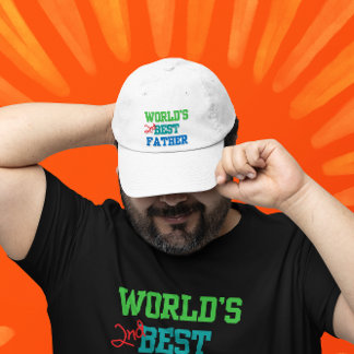 World's 2nd Best Father Funny Hat