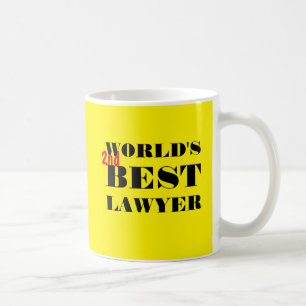 World's 2nd best lawyer coffee mug