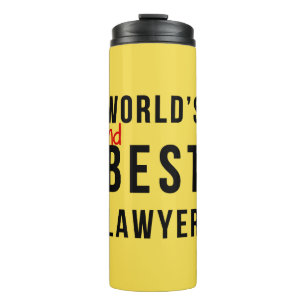 World's 2nd Best Lawyer Thermal Tumbler