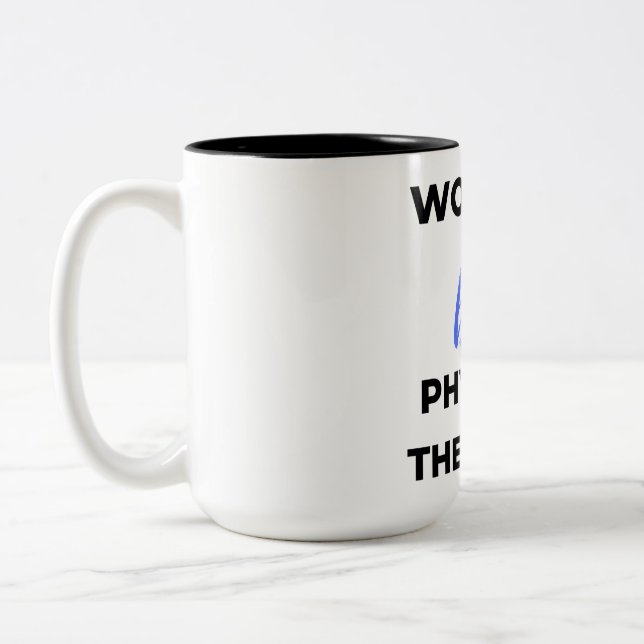 World's 2nd Best Physical Therapist 2 Two-Tone Coffee Mug (Left)