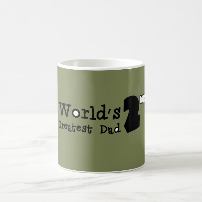 World's 2nd Greatest Dad Father's Day Mug (Center)