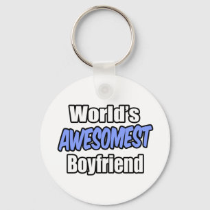 World's Awesomest Boyfriend Key Ring