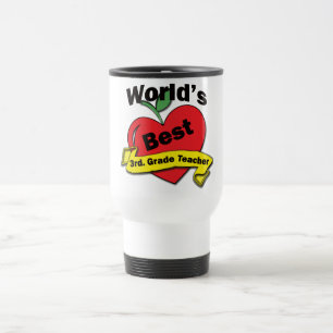 World's Best 3rd. Grade Teacher Travel Mug