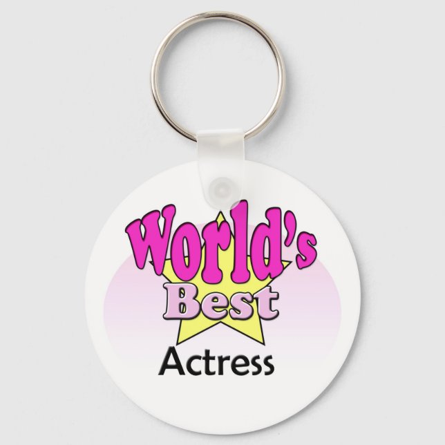 World's Best Actress Key Ring (Front)