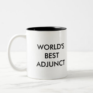 World's Best Adjunct Two-Tone Coffee Mug