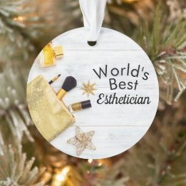 World's best aesthetician ornament