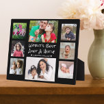 World's Best Aunt And Uncle 8 Photo Collage  Plaque<br><div class="desc">8 photo collage plaque for the wold's best aunt and uncle. A personalised gift for the special people in your life.</div>