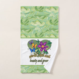 World's Best Aunt Beauty and Grace Bath Towel Set