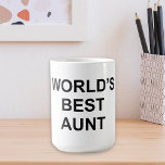 World's Best Aunt Coffee Mug<br><div class="desc">Classic and funny World's Best mug for The Office fans!!</div>