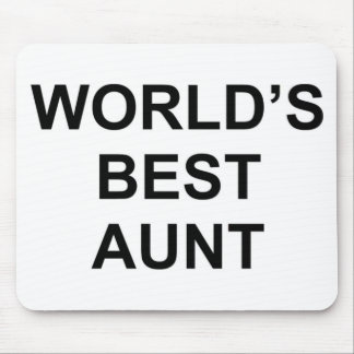 World's Best Aunt Mouse Mat