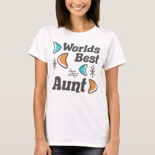 Worlds Best Aunt Retro T-Shirt