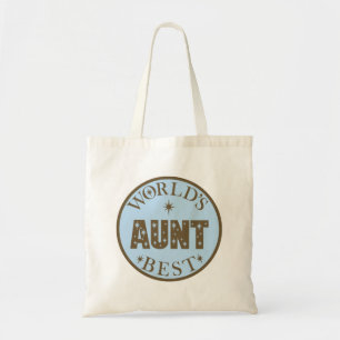 Worlds Best Aunt Tote Bag