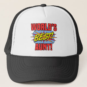 World's Best Aunt Trucker Hat