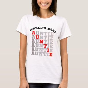 World's Best Auntie T-Shirt