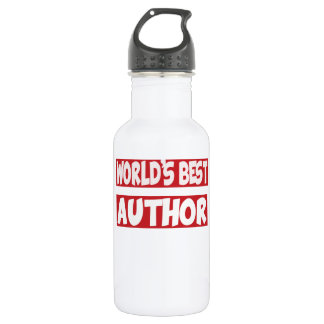 World's best Author. 532 Ml Water Bottle