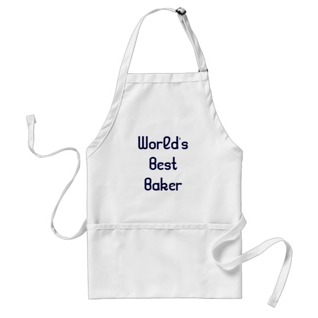 World's Best Baker Apron (Front)