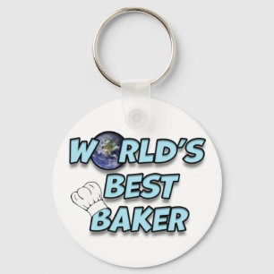 World's best Baker Key Ring