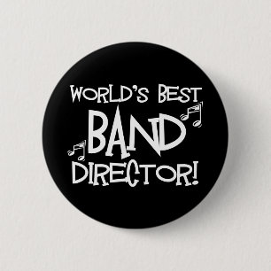 World's Best Band Director 6 Cm Round Badge