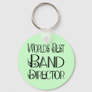 World's Best Band Director Keychain
