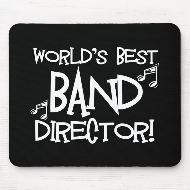World's Best Band Director Mouse Mat (Front)