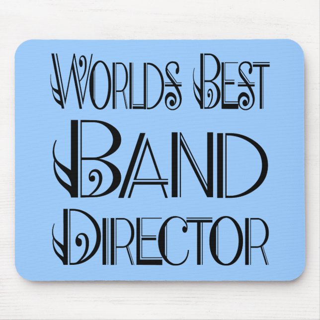 World's Best Band Director Mousepad (Front)