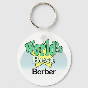 World's Best Barber Key Ring