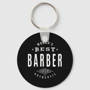 World's Best Barber Key Ring