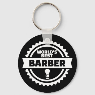 World's best Barber Key Ring