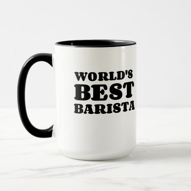 WORLD'S BEST BARISTA MUG (Left)
