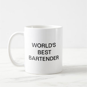 World's best bartender coffee mug