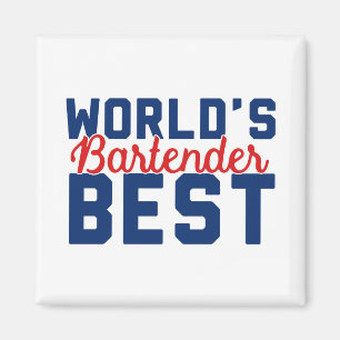 World's Best Bartender Magnet