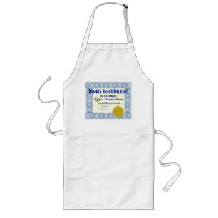 World's Best BBQ Chef Certificate Apron