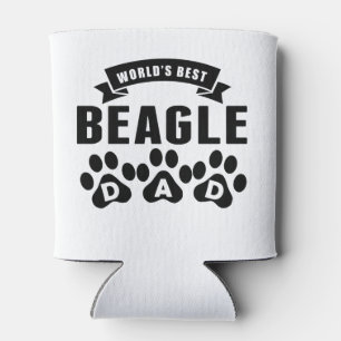 World's Best Beagle Dad Can Cooler