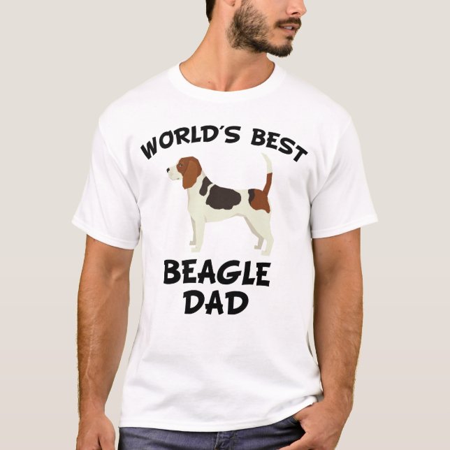 World's Best Beagle Dad T-Shirt (Front)