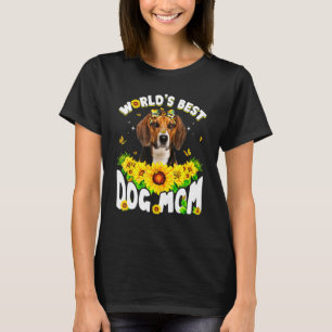 World's Best Beagle Dog Mum Funny Mother's Day T-Shirt