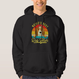 World's Best Beagle Dog Mum Retro Mother's Day Hoodie