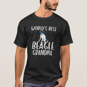 Worlds Best Beagle Grandma Beagle Grandmother T-Shirt