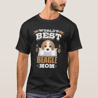 Worlds Best Beagle Mum Dog Owner T-Shirt